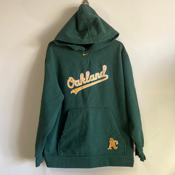 Vintage Nike center logo hoodie. Oakland athletics